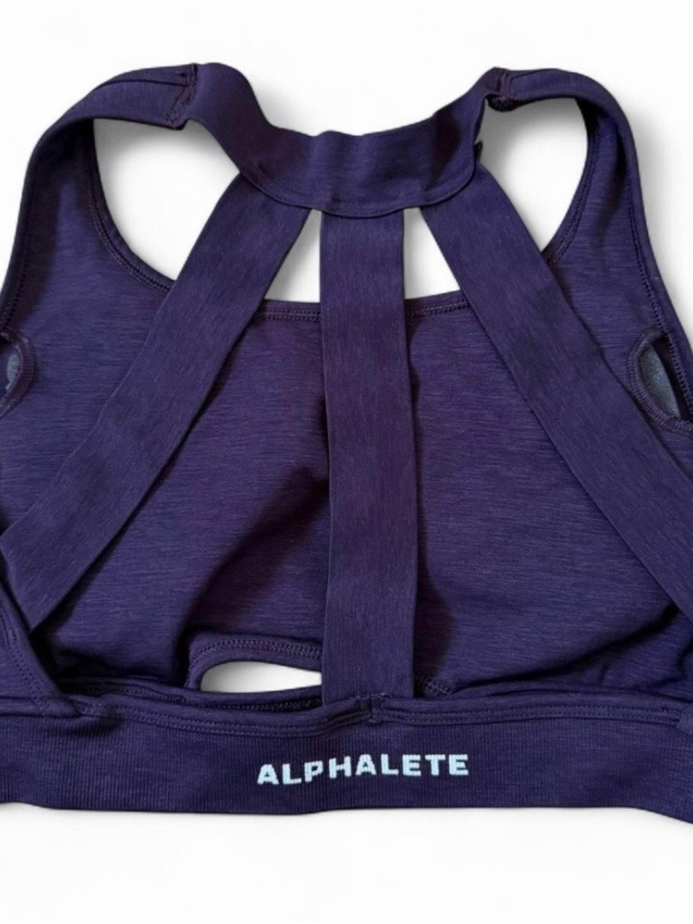 Alphalete trinity purple twilight paddded sports bra